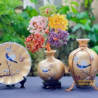 Bộ Cây Tài Lộc Đá Thạch Anh ( Đồng )