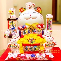 MÈO SỨ 0858-13 ( Phú Quý Lâm Môn)