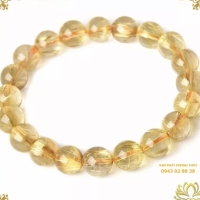 Vòng tay thạch anh tóc vàng ( 8ly 3a )