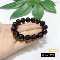 VÒNG TAY NGỌC HỒNG LỰU ( 12mm 2a )