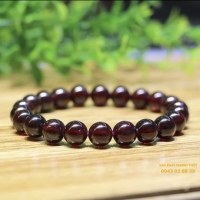 Vòng tay ngọc hồng lựu ( 13mm 3a )