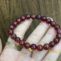 Vòng tay thạch anh tóc đỏ ( 10mm 3a )
