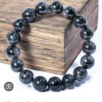 Vòng tay thạch anh tóc đen ( 14mm 2a )