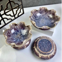 BÁT THẢ HOA ( HOÀNG THỔ 24CM )