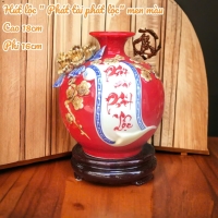 BÌNH TÀI LỘC H19 ĐỎ