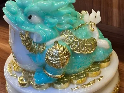 Thiềm thừ xanh ngậm xâu tiền có ý nghĩa gì với chủ nhân