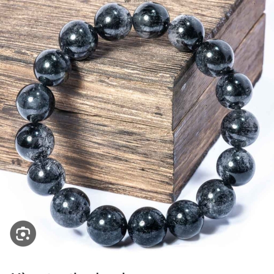 Vòng tay thạch anh tóc đen ( 14mm 2a )