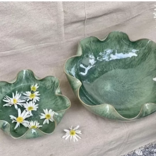 BÁT THẢ HOA ( THIÊN THANH 20CM )