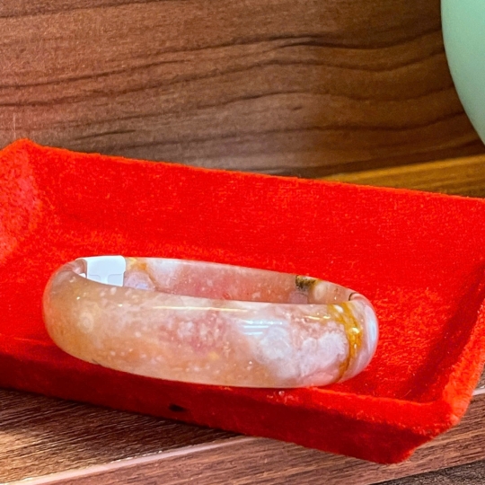 Vòng tay mã não anh đào 54mm