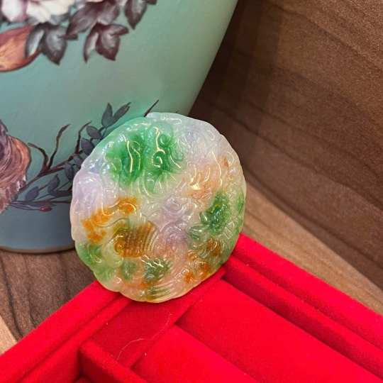 Mặt Rồng tròn cẩm thạch