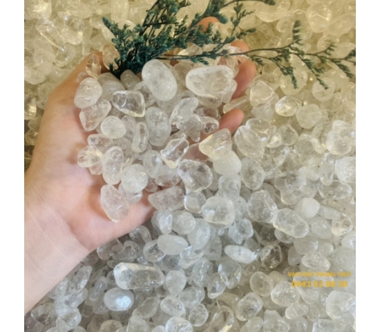 ĐÁ VỤN THẠCH ANH TRẮNG