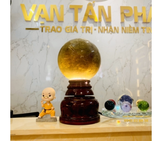 CẦU THẠCH ANH VÀNG 3A 3,55kg