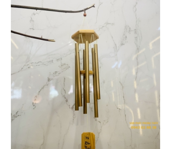 CHUÔNG GIÓ LỤC GIÁC TRUNG ( 6 THANH )