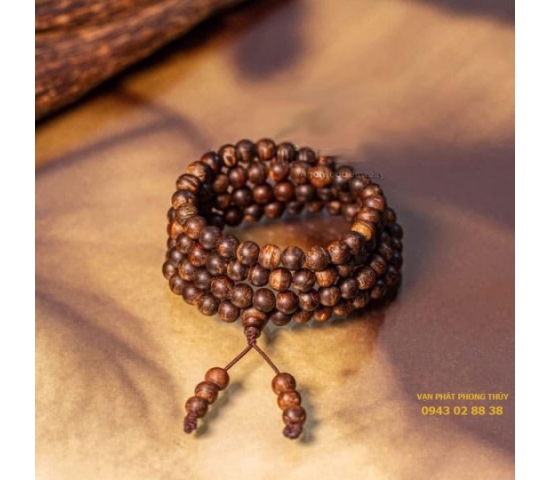 VÒNG TRẦM GIÓ 108 HẠT ( 8mm )