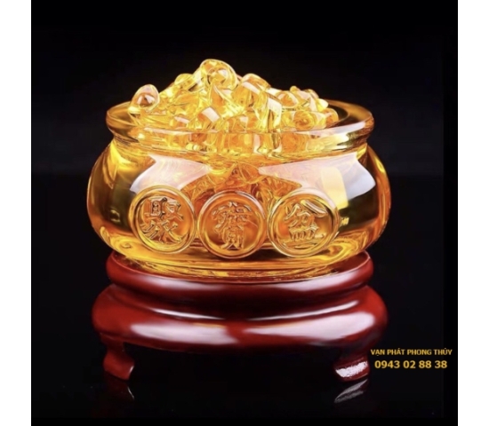 BÁT TỤ BẢO LƯU LY 10cm