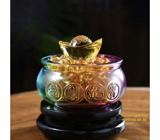BÁT TỤ BẢO LƯU LY 12cm