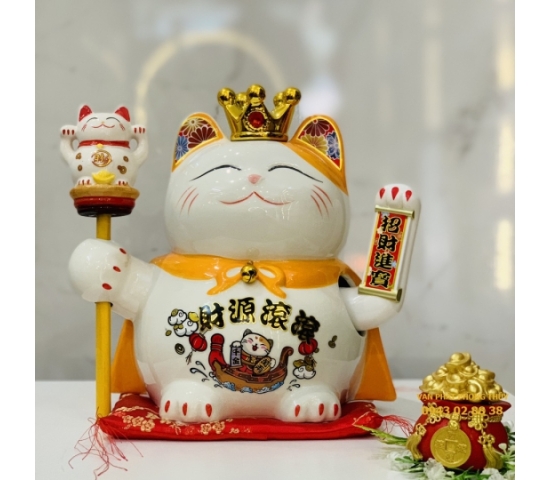 MÈO SỨ VÀNG (3909C)-Thiên Kim Vạn Lượng