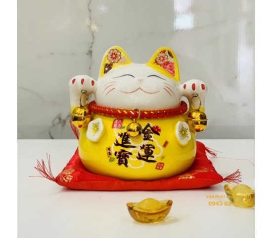 MÈO SỨ 0204-V ( Vạn Sự Cát Tường )