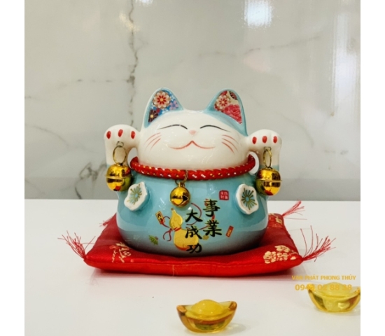 MÈO SỨ 0204-X ( Ăn Nên Làm Ra )