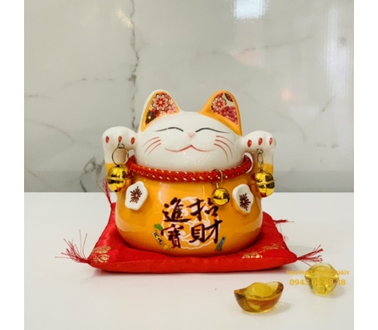 MÈO SỨ 0204-C( Niên Tăng Phú Quý )