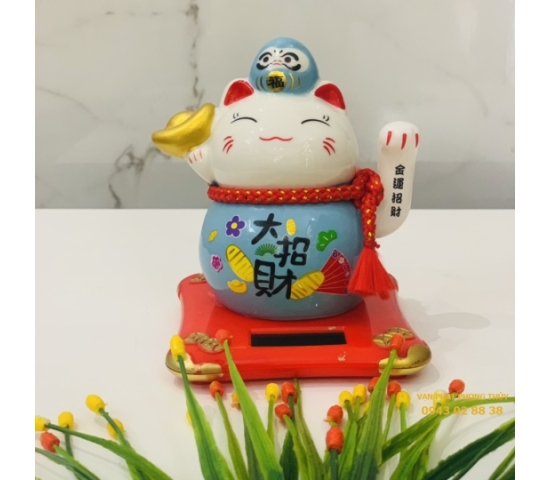MÈO THẦN TÀI NL 18040 - xanh