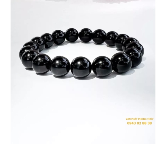 Vòng tay thạch anh đen ( 11mm )