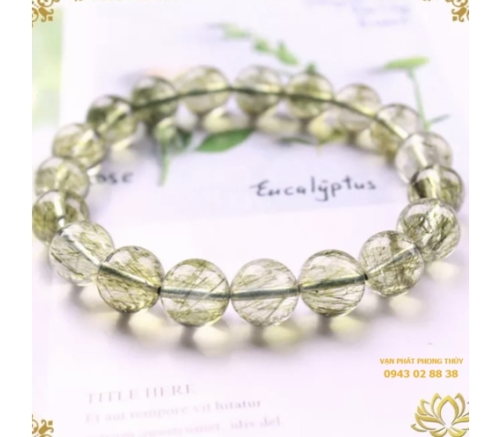 Vòng tay thạch anh tóc đen