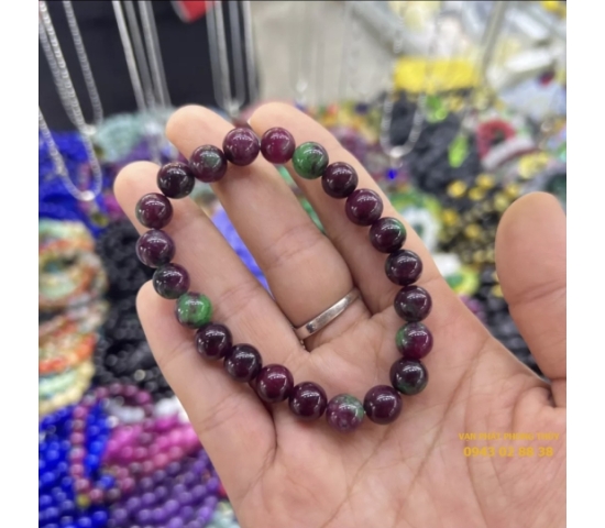VÒNG TAY RUBY NAM PHI ( 12ly 5a )