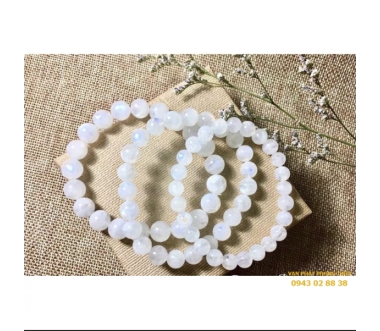 VÒNG TAY ĐÁ MẶT TRĂNG ( 8mm 5a )