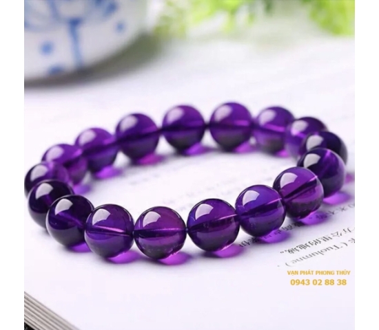 Vòng tay thạch anh tím ( 11mm 2a )