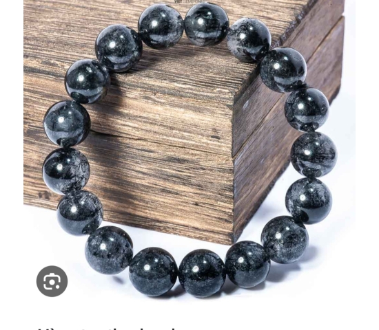 Vòng tay thạch anh tóc đen ( 14mm 2a )
