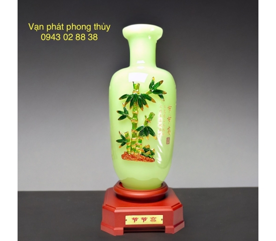 BÌNH TÀI LỘC ĐÁ LƯU LY ( H )