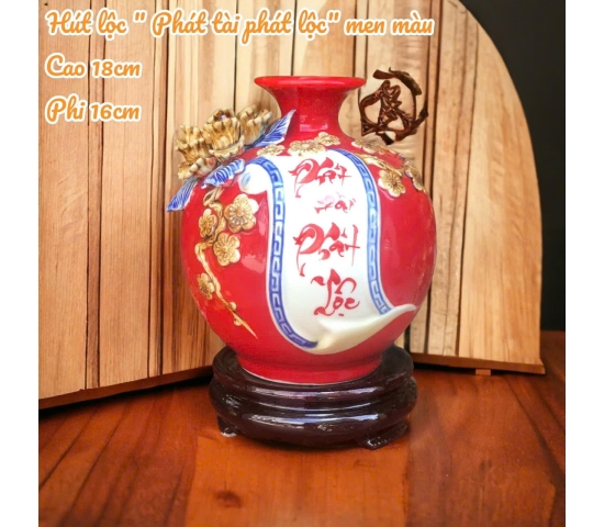 BÌNH TÀI LỘC H19 ĐỎ