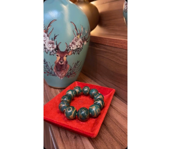 Vòng tay mã não DZI 18mm